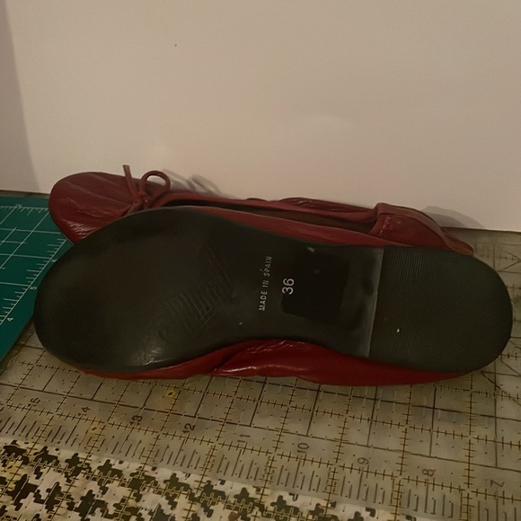 Bata red ballet flats made in Spain size36 - Picture 3 of 8